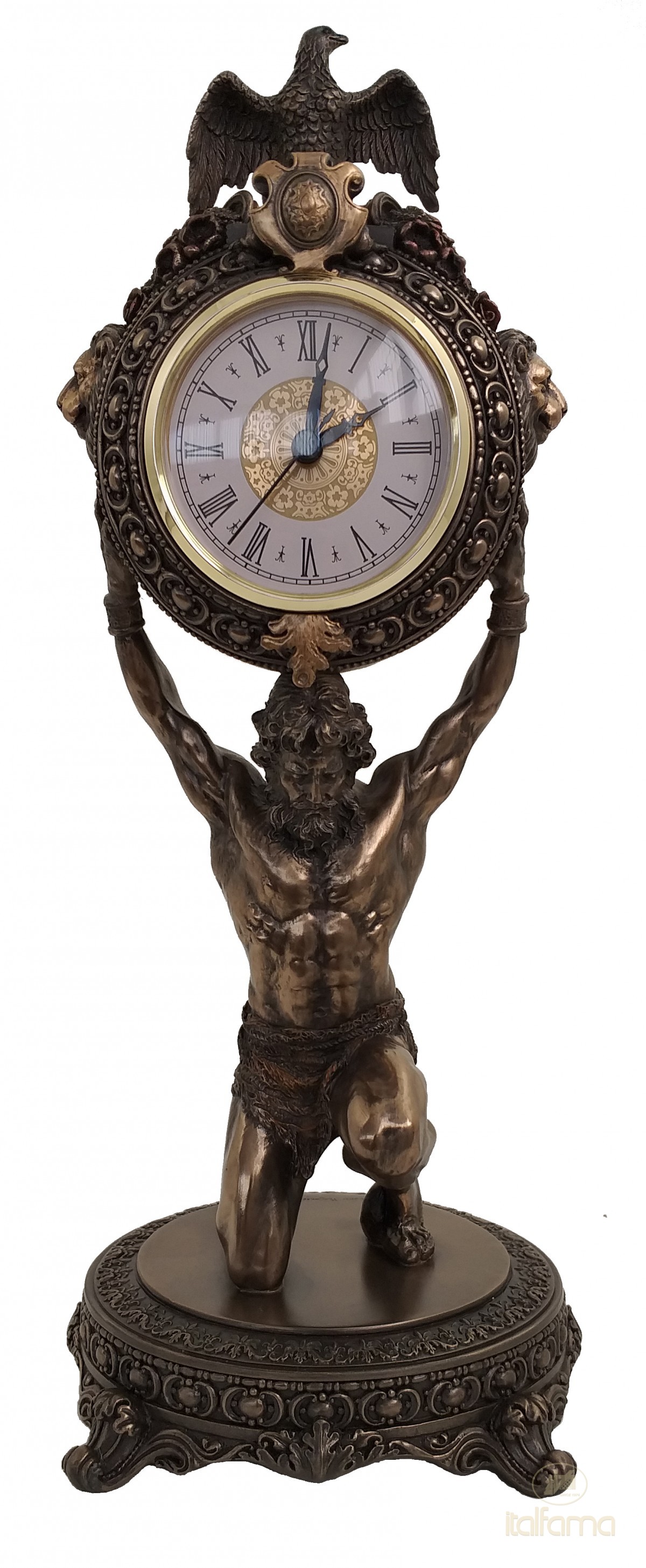 Atlas On Knees Clock 39cm SR75467