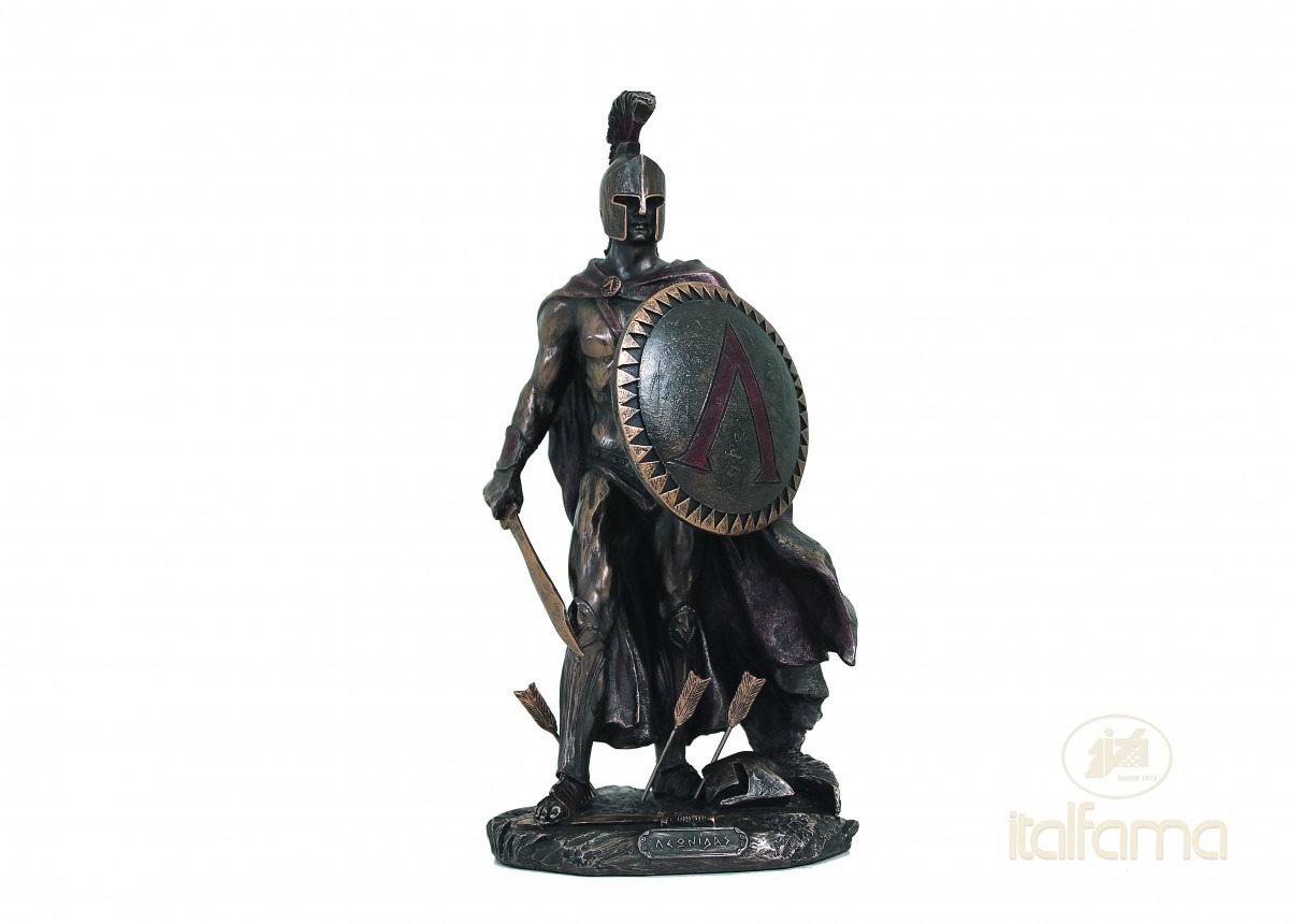 Leonidas with Sword and Shield Sculpture 25cm SR76647