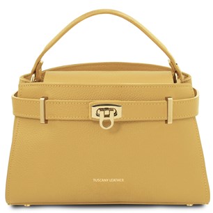 Tuscany Leather Maisy Handbag Large Yellow TL142455