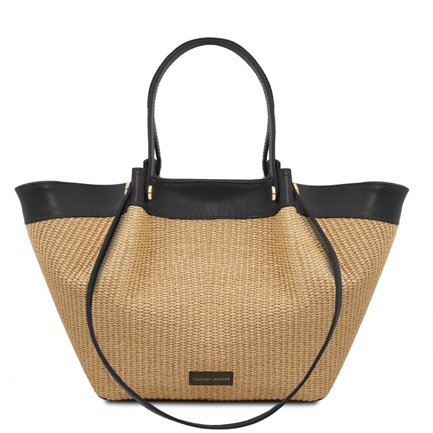 Tuscany Leather Soleil Bag Black TL142567