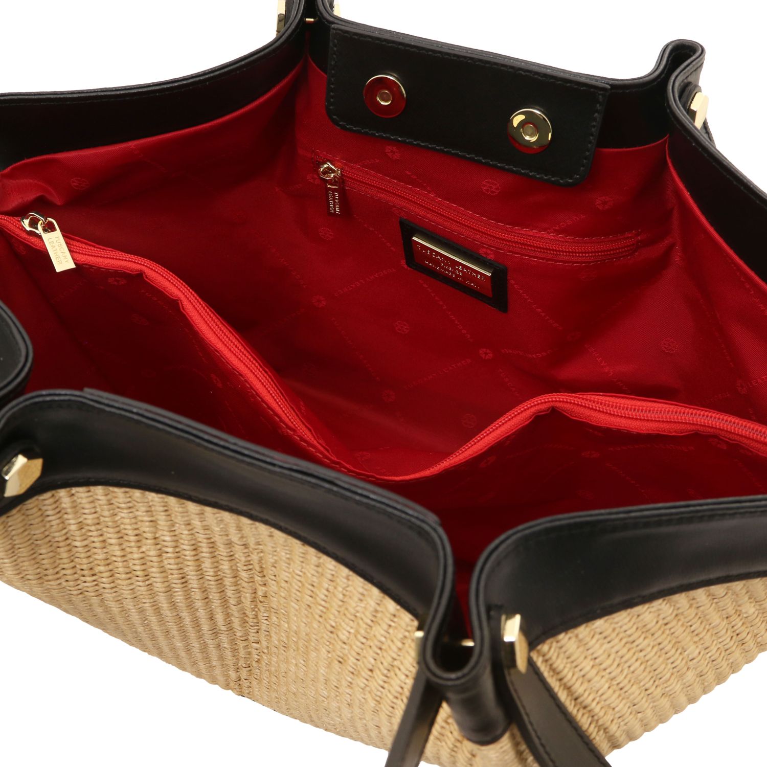 Tuscany Leather Soleil Bag Black TL142567