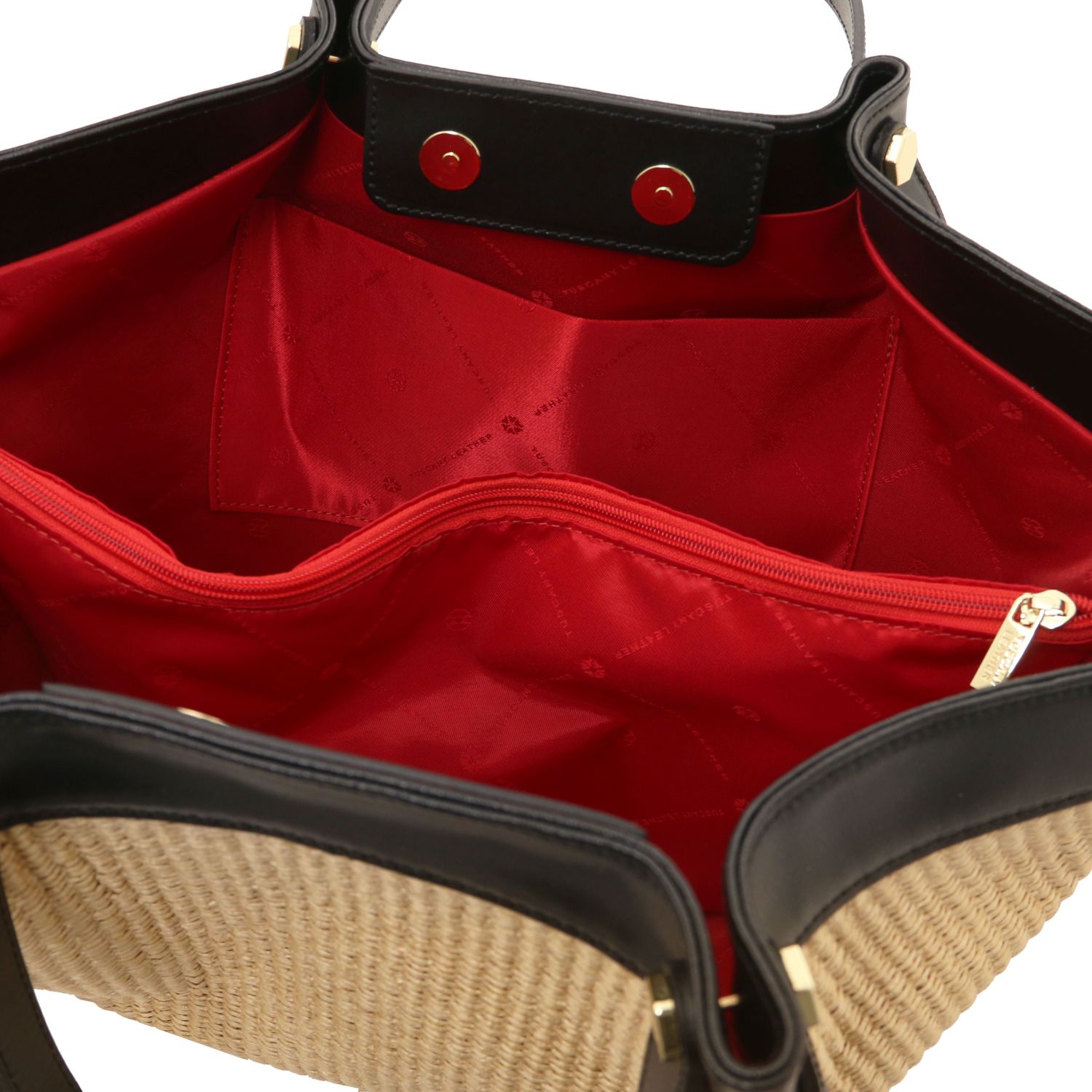 Tuscany Leather Soleil Bag Black TL142567