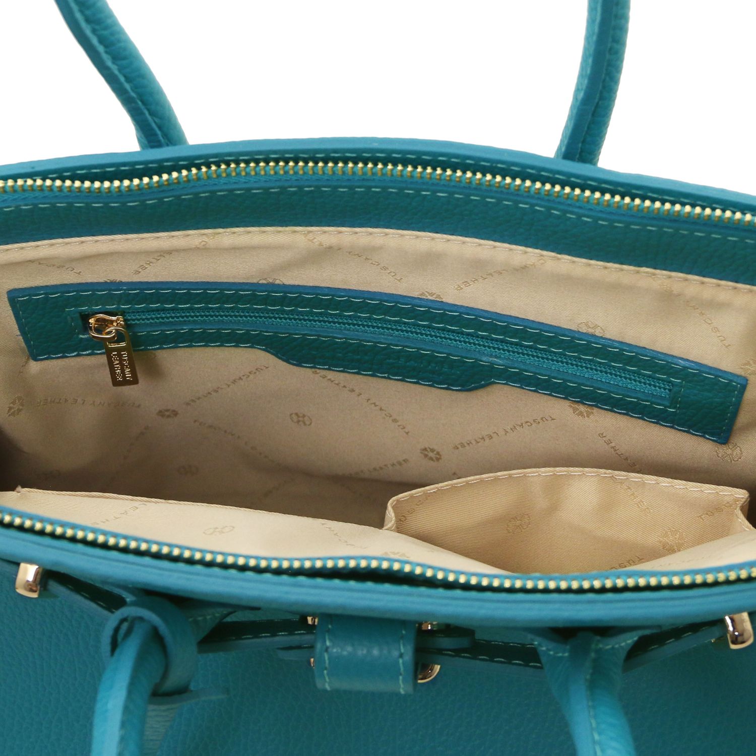 Tuscany Leather TL Handbag Turquoise TL141529