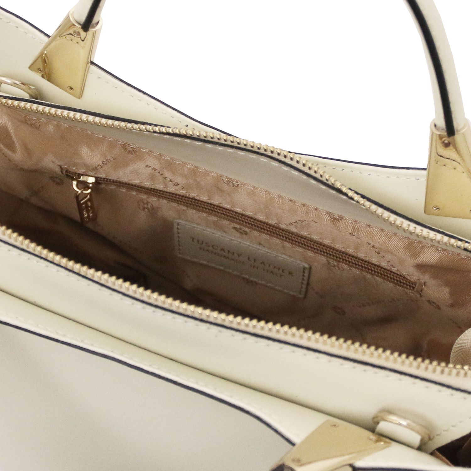 Tuscany Leather TL Handbag Beige TL142287