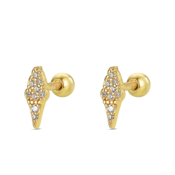 LM Jewelry 14k Gold Plated Earrings 9124107