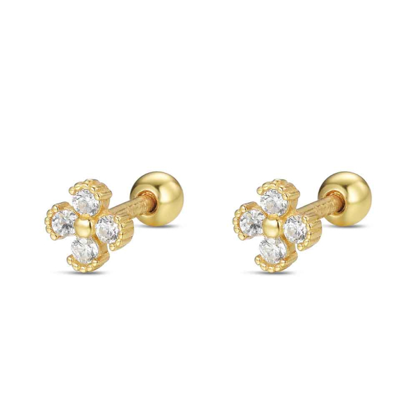 LM Jewelry 14k Gold Plated Earrings 9124145