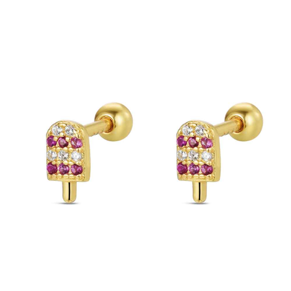 LM Jewelry 14k Gold Plated Earrings 9124946