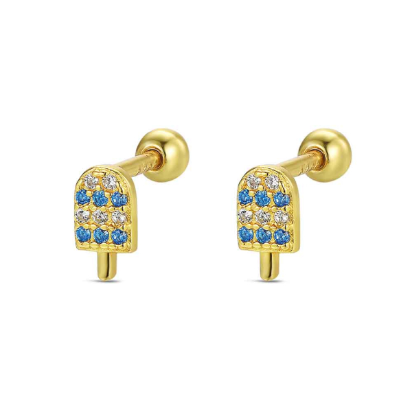 LM Jewelry 14k Gold Plated Earrings 9124948