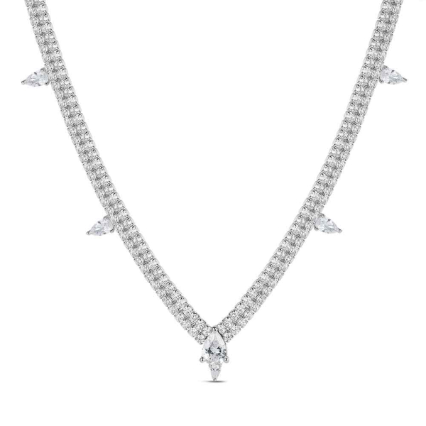 LM Jewelry Sterling Silver Necklace 45cm 9124281