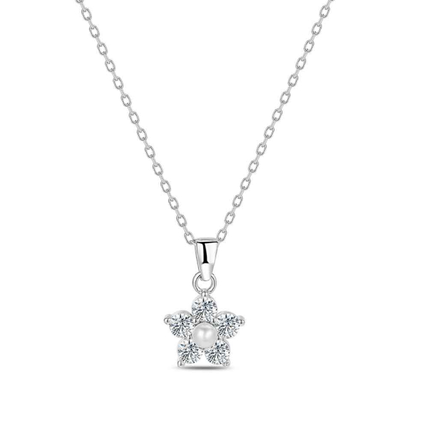 LM Jewelry Sterling Silver Necklace 45cm 9124473