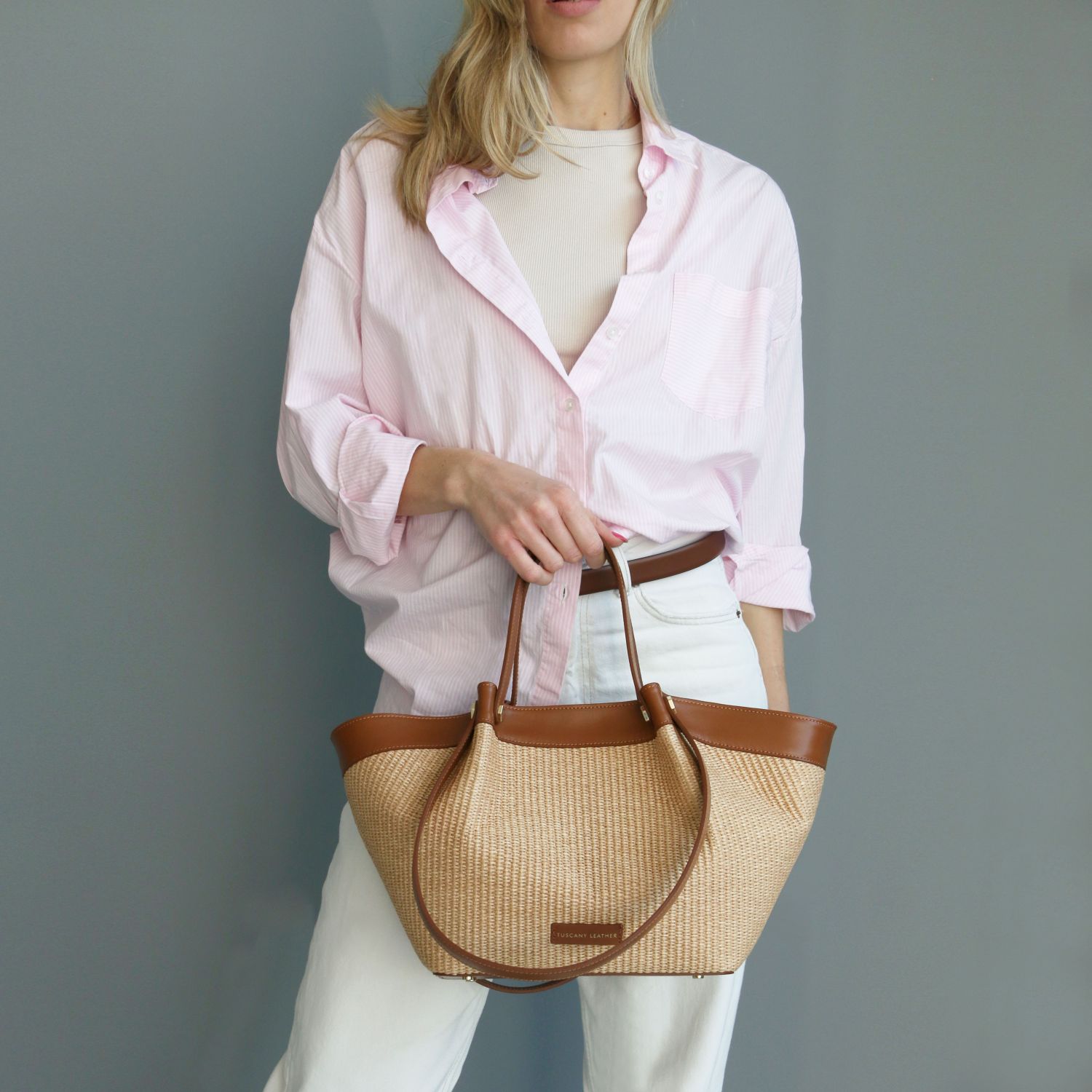Tuscany Leather Soleil Bag Cognac TL142567