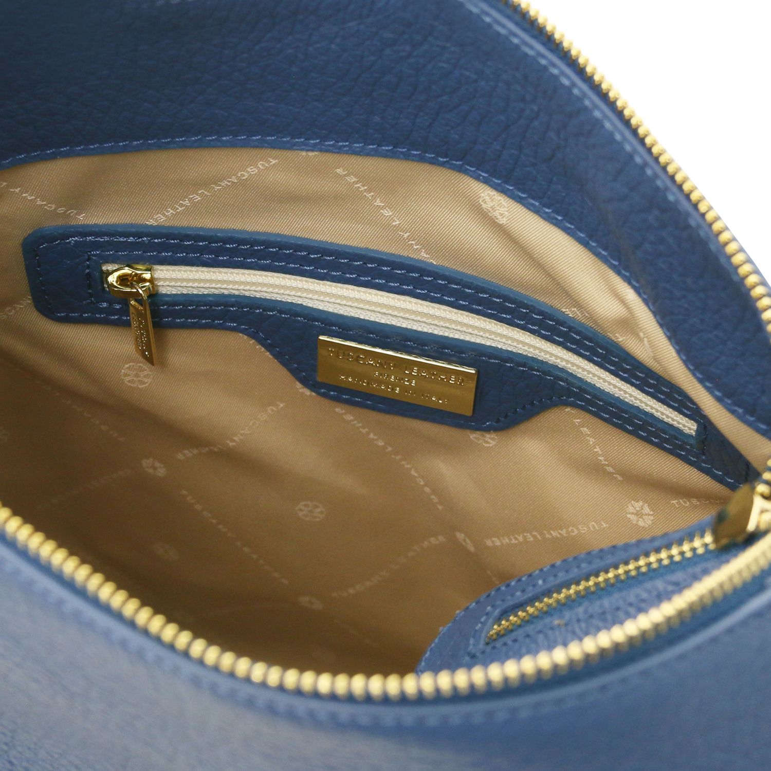 Tuscany Leather Amy Shopping Bag Denim Blue TL142385