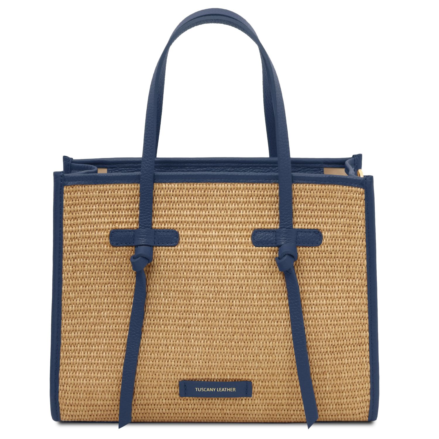 Tuscany Leather Frame Handbag Blue TL142566