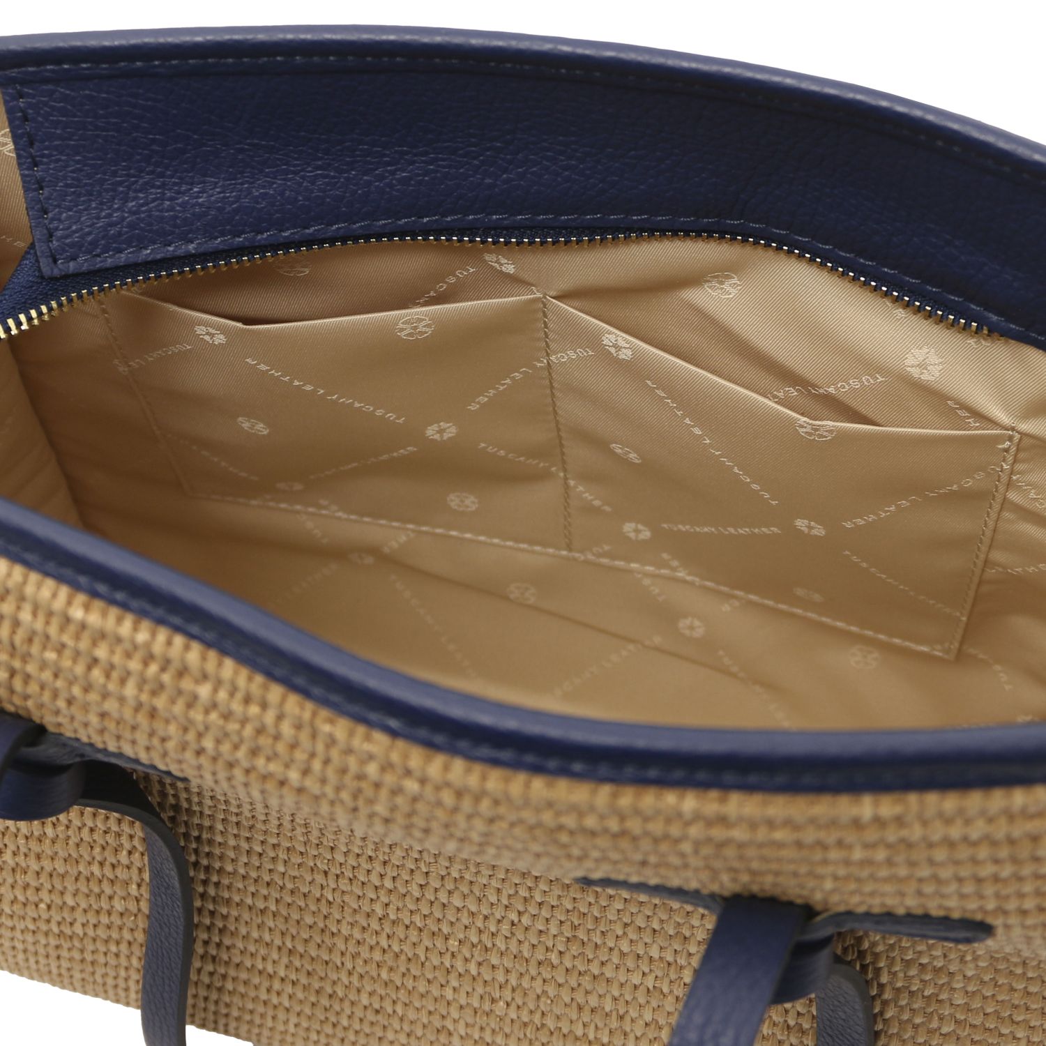 Tuscany Leather Frame Handbag Blue TL142566