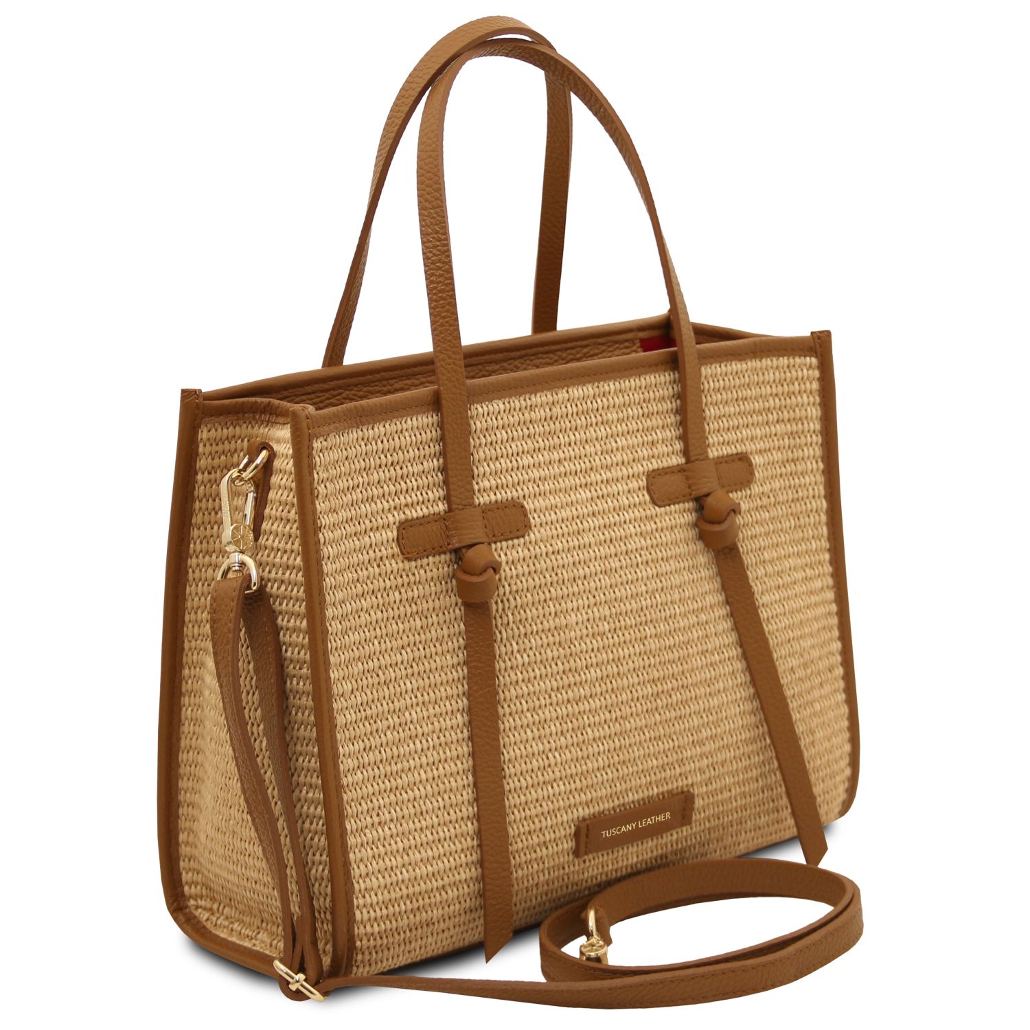 Tuscany Leather Frame Handbag Cognac TL142566