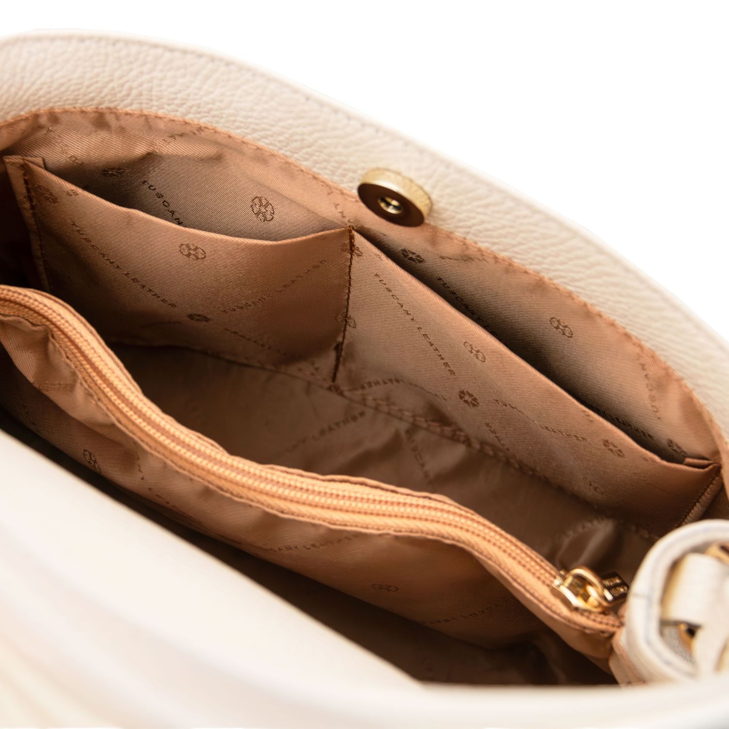 Tuscany Leather Maisy Handbag Large Beige TL142455
