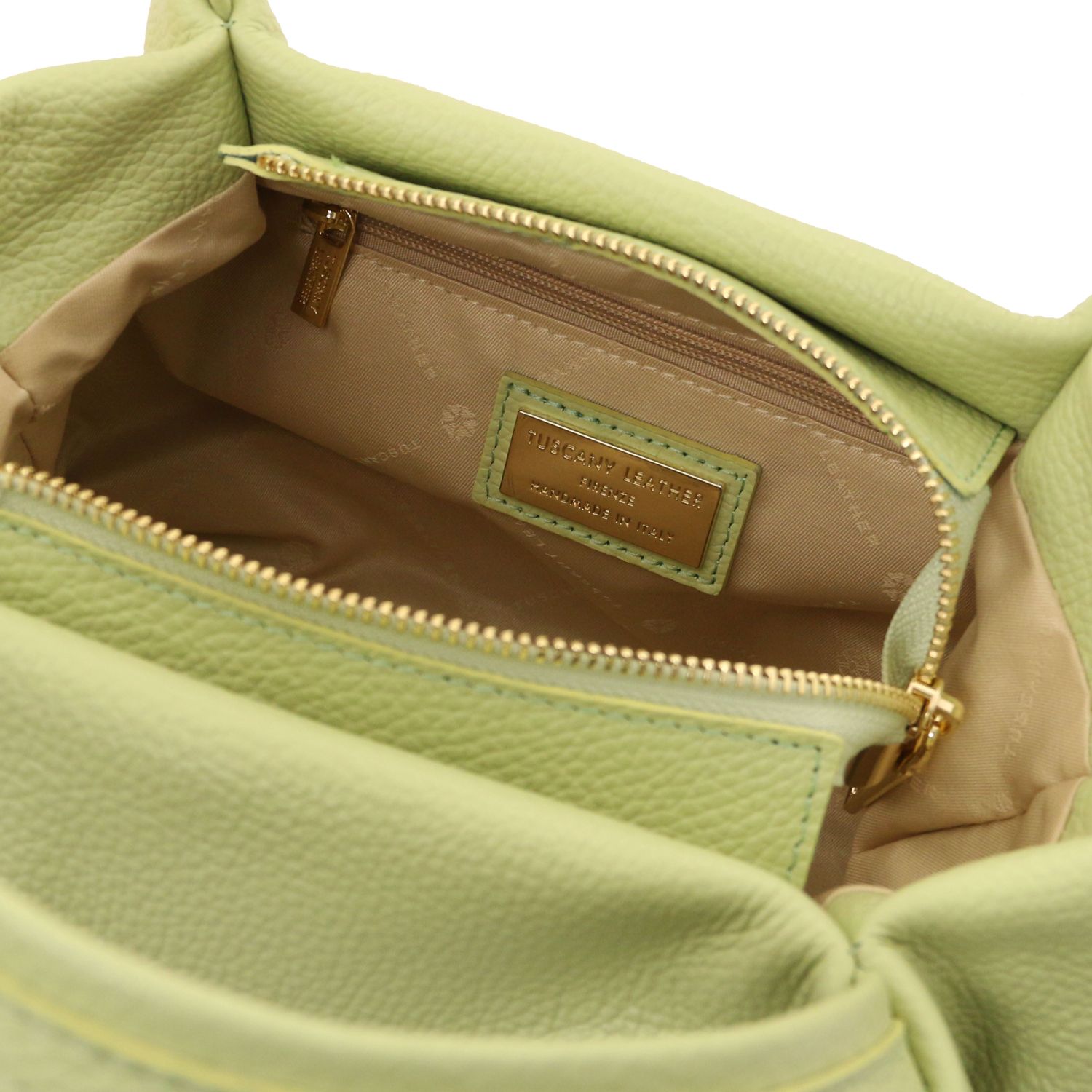 Tuscany Leather Nora Hand Bag Lime Green TL142372