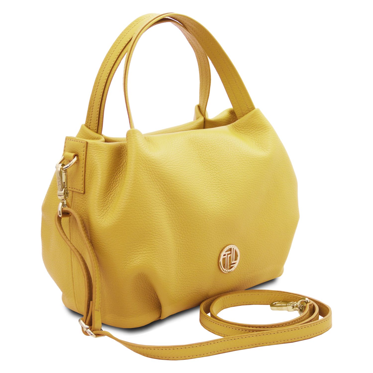 Tuscany Leather Nora Hand Bag Pastel Yellow TL142372