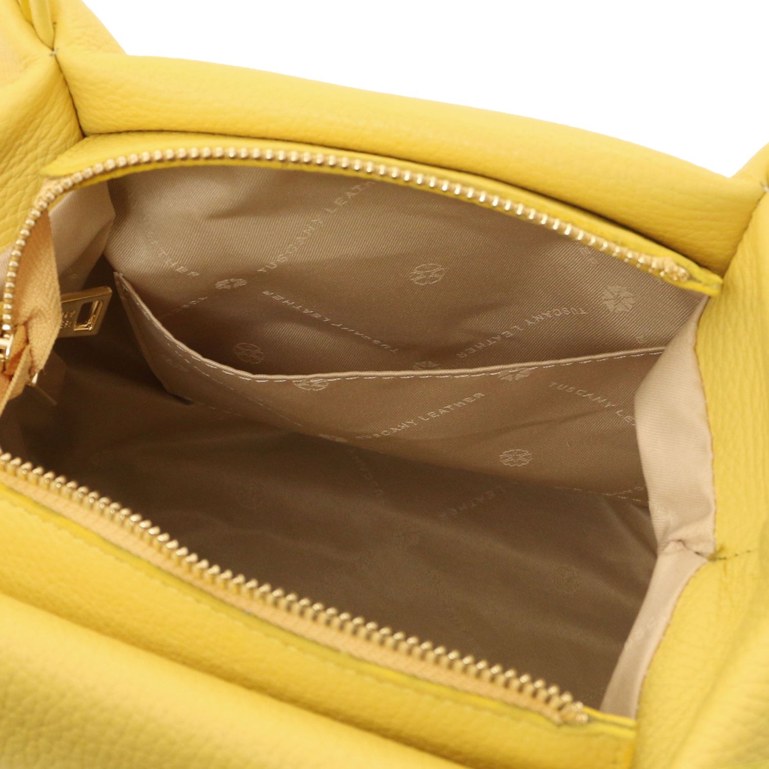 Tuscany Leather Nora Hand Bag Pastel Yellow TL142372