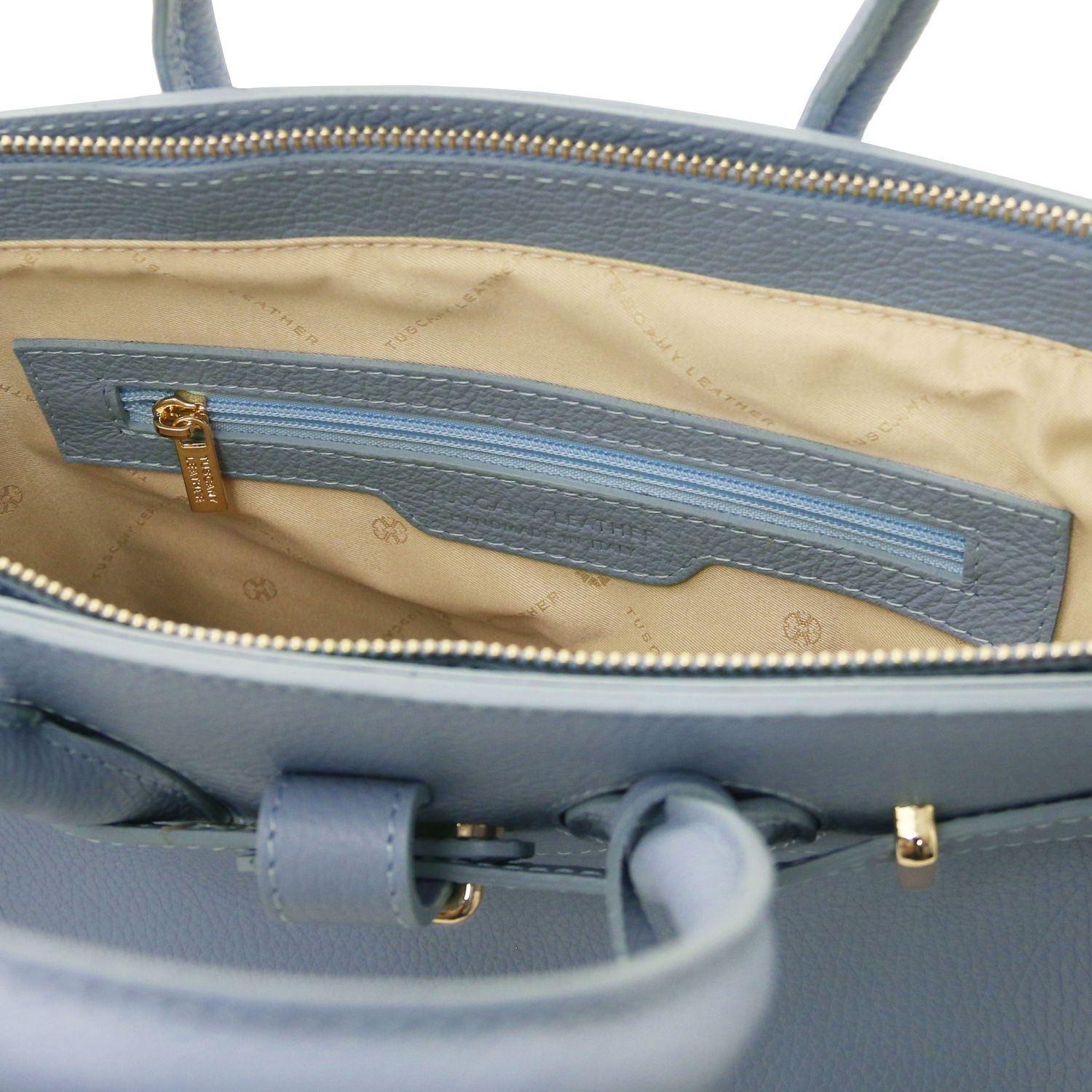 Tuscany Leather TL Handbag Light Blue TL141529