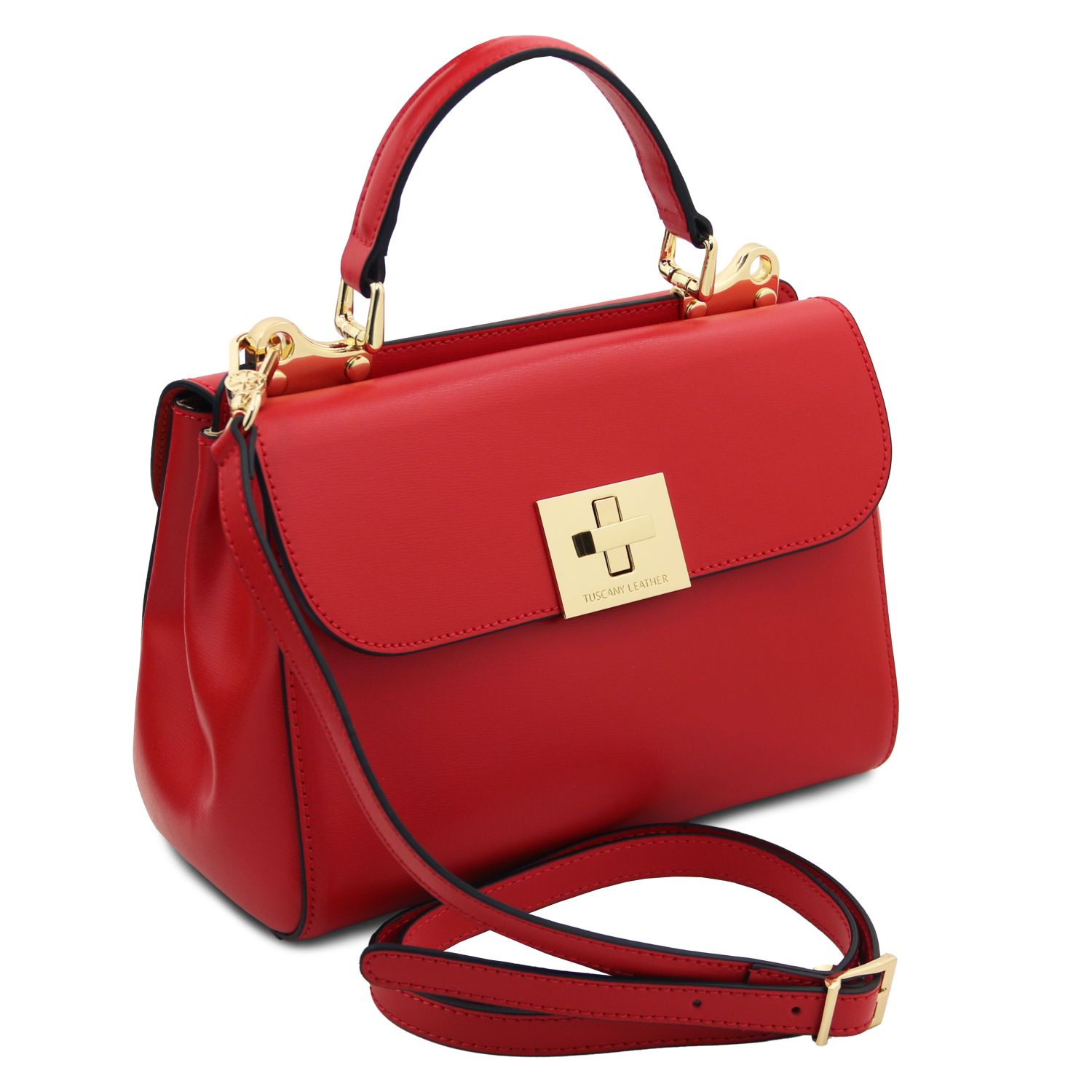 Tuscany Leather Armonia Handbag Lipstick Red TL142286