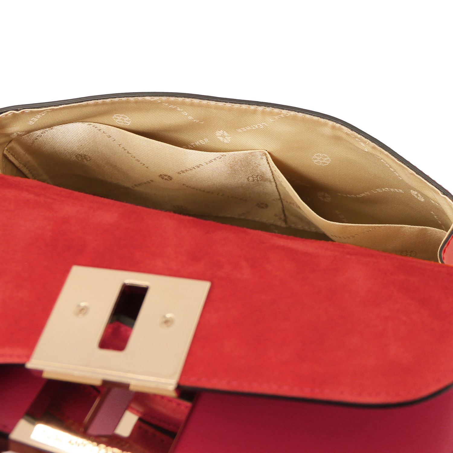 Tuscany Leather Armonia Handbag Lipstick Red TL142286