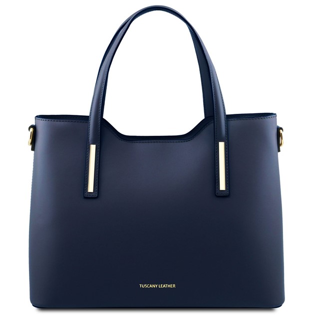 Tuscany Leather Olimpia Bag Large Dark Bue TL141412