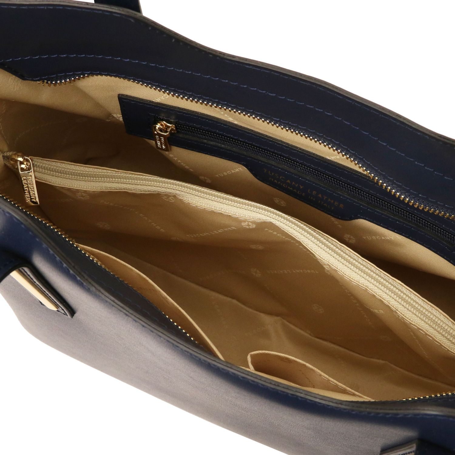 Tuscany Leather Olimpia Bag Large Dark Bue TL141412