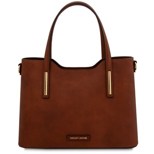Tuscany Leather Olimpia Bag Large Brown TL142561
