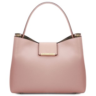 Tuscany Leather Clio Secchiello Handbag Nude TL142356