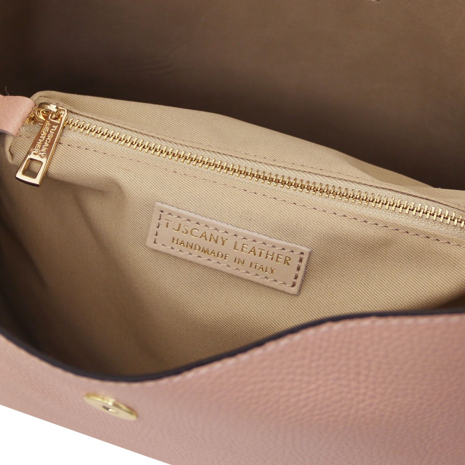 Tuscany Leather Clio Secchiello Handbag Nude TL142356