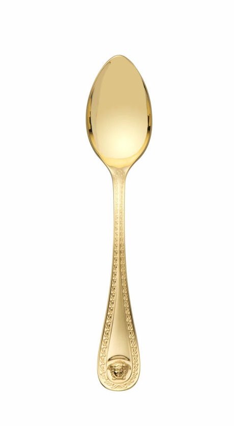 Versace 24k Gold Plated Medusa Coffee/Tea Spoon 4012434336729