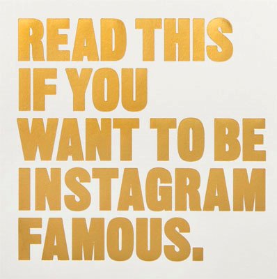 Drakesboutique Read This If You Want To Be Instagram Famous Book