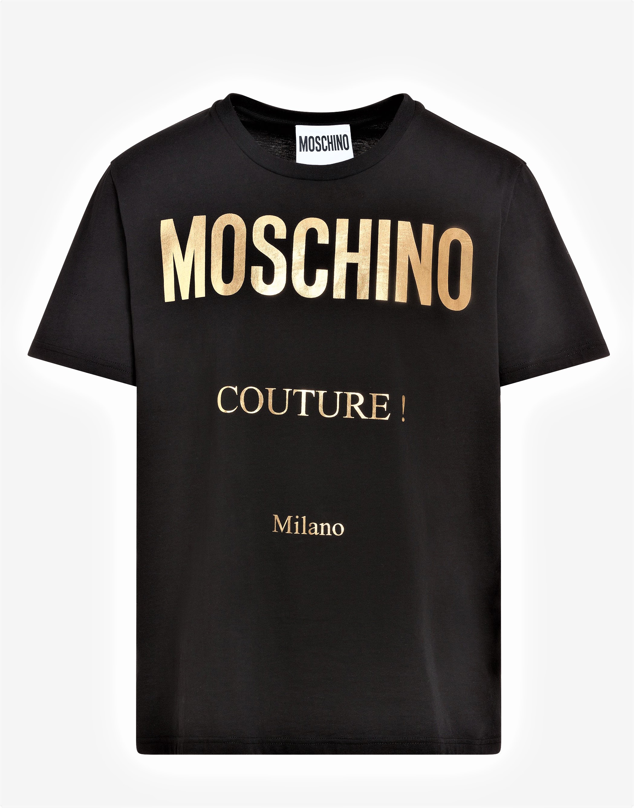 moschino gold t shirt