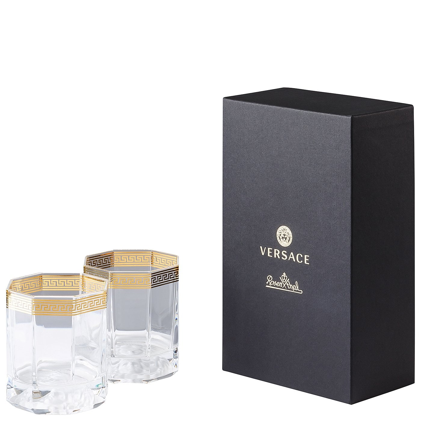 versace glass set