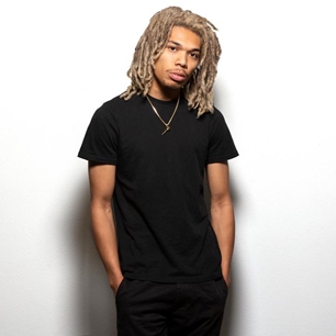 KING ICE 14K GOLD PLATED ROSE NECKLACE NKX13253